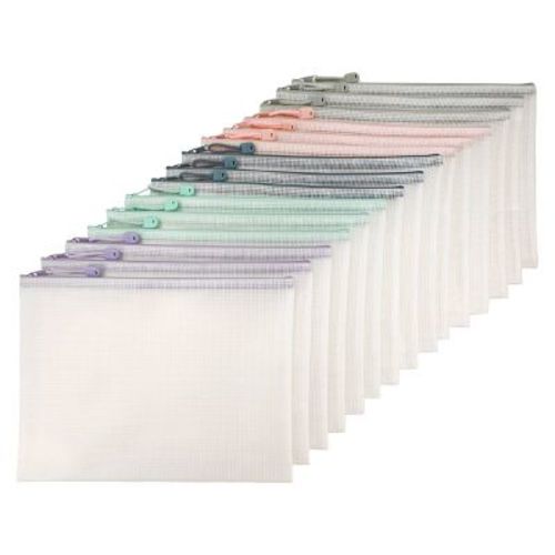 15pk Letter Size Zip Pouches, Teacher Supplies - up&up™