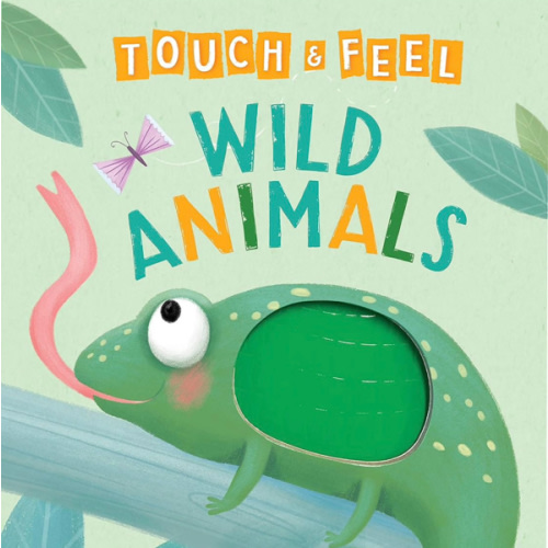 Wild Animals: A Touch and Feel Book - Children's Board Book - Educational