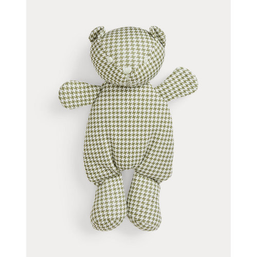 Houndstooth Cotton Interlock Plush Bear