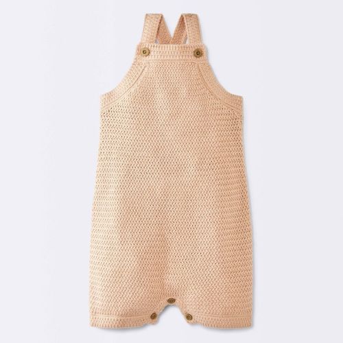 Baby Boys' Sweater Romper - Cloud Island™ Beige 0-3M