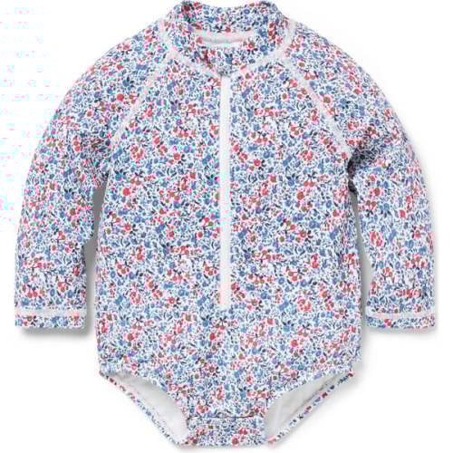 Baby Recycled Ditsy Floral Rash Guard Swimsuit, Blue - Janie and Jack | Maisonette
