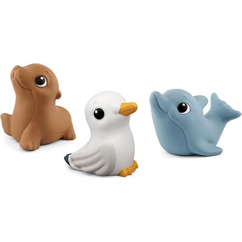 My First Tonies: Ocean Set - Seagull, Seal, and Dolphin Soft and Squeezable Audio Toy Figurines