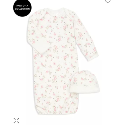 Girls' Rose Gown & Hat Set - Baby