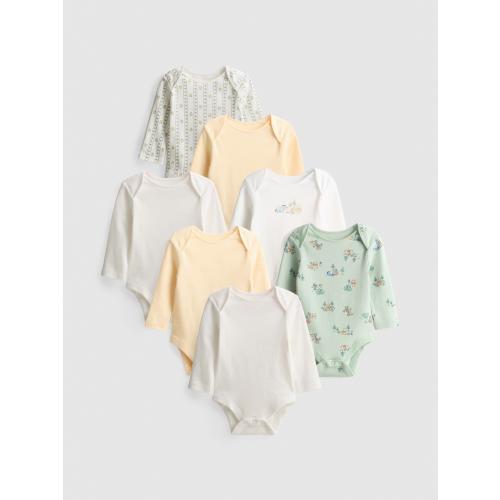 0-36mths | 7pk Disney’s Winnie the Pooh Long-Sleeve Onesies