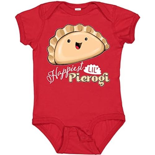 inktastic Happiest Lil' Pierogi Baby Bodysuit