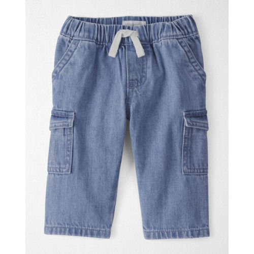Baby Organic Cotton Denim Cargo Pants - Little Planet | Carter's