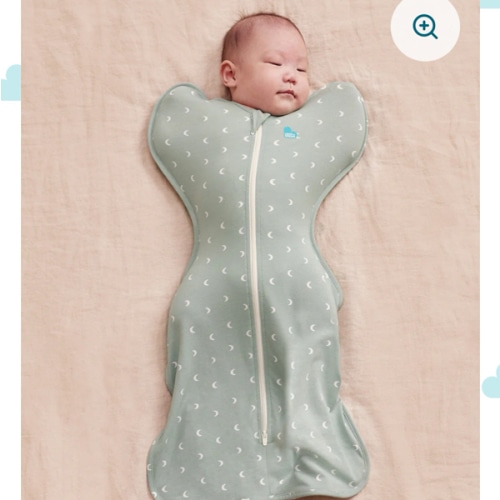 Swaddle Up™ 1.0 TOG Cotton Olive Moon