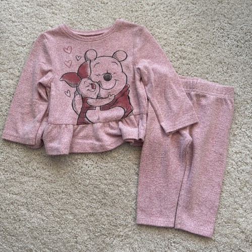 Baby Girl Disney Outfit | 3 Month | Winnie the Pooh and Piglet