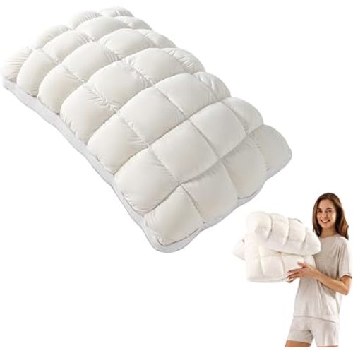 Mellow Marshmallow Cooling Pillow, FrostWeave Ice Silk Cloud Puff Pillow