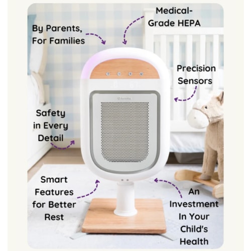 Sereniby Medical-Grade Nursery Purifier with SafeFlow™ Technology