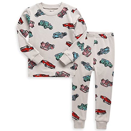 VAENAIT BABY 6M-12Y Infant Kids Toddler Girls Boys Soft Comfy Modal Tencel Sleepwear Pajamas 2pcs Set