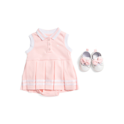 Newborn Girls 2pc Active Dress And Booties Set | Girls' Dresses | T.J.Maxx
