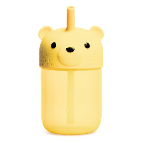 Munchkin Gentle™ Transition Honey Bear Straw Cup, 6 Months and Up, 9 Oz, Yellow