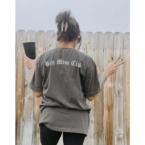 Vintage Boy Mom Club Tee