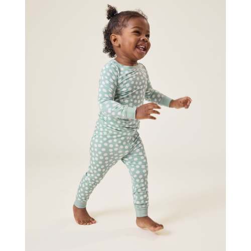 Bamboo Baby Two-Piece Pajama Set | Sage Daisies - Kindred Bravely