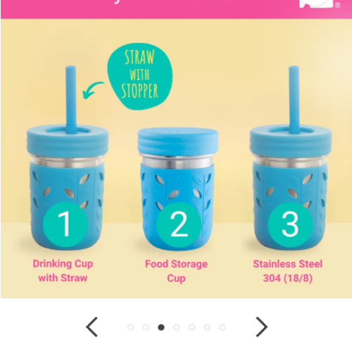 Stainless Steel 10oz Drinking Tumblers + Food Storage