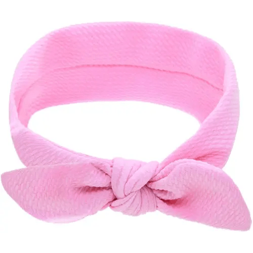 Toddler Accessories Headband Baby Bow Girls Headwear Kid Baby Care Little Girl Baby Stuff (Pink, One Size)