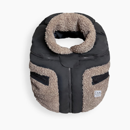 7AM Enfant Car Seat Cocoon - Applique Oatmeal
