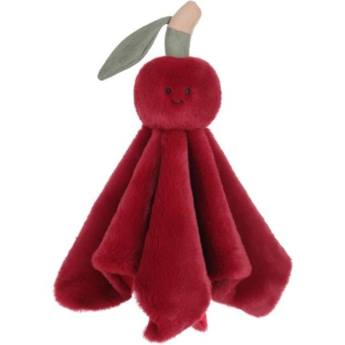 Apricot Lamb Delicious Cherry Blanket Soft Loveys for Babies, Security Blanket for Baby Boy and Girl, Infant and Toddlers