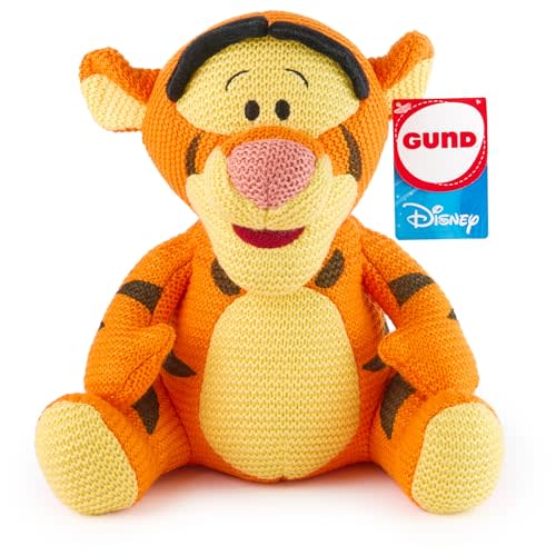 GUND Disney Official Tigger Knit Plush, Winnie The Pooh, Stuffed Animal for Ages 1 and Up, Orange, 10”