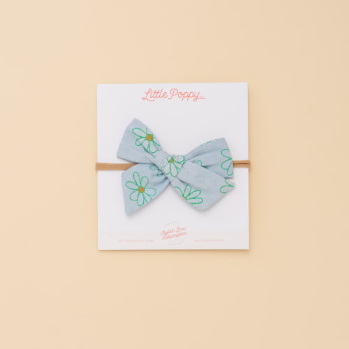 Shasta Daisy Headband Bow
