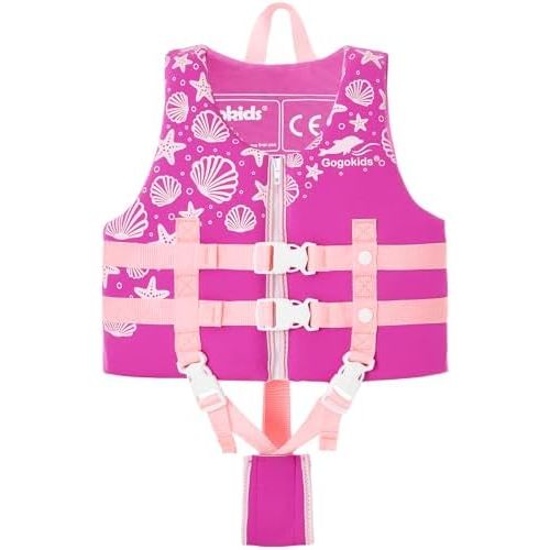 Gogokids Toddler Swim Vest, Kids Floaties – Boys & Girls Buoyancy Jacket for Pool & Beach, Fits 2-8 Years / 22-60 lbs