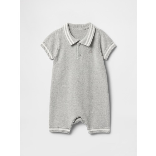 Baby Polo Sweater Shorty One-Piece