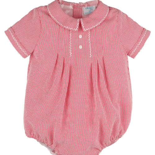 Mini Vichy Red Bubble | Posh Tots Children's Boutique