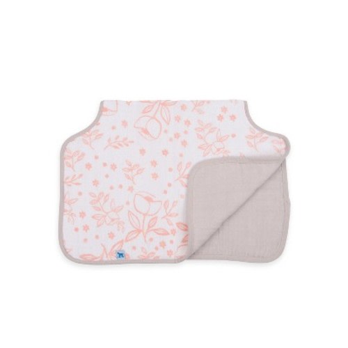 Little Unicorn Cotton Muslin Burp Cloth - Garden Rose