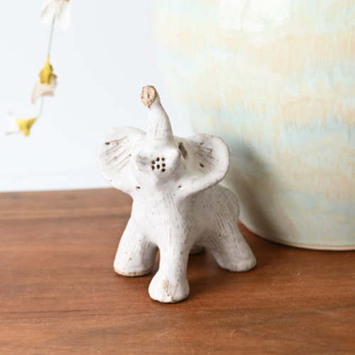 Small Elephant White