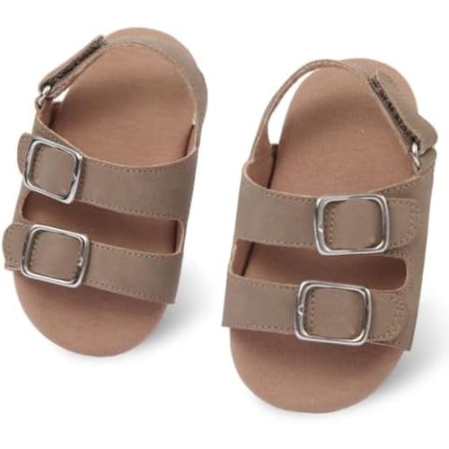 Baby Boys Girls Infant Summer Sandals Open-Toe Outdoor Anti-Slip Rubber Soft Sole Newborn Toddler First Walker Shoes