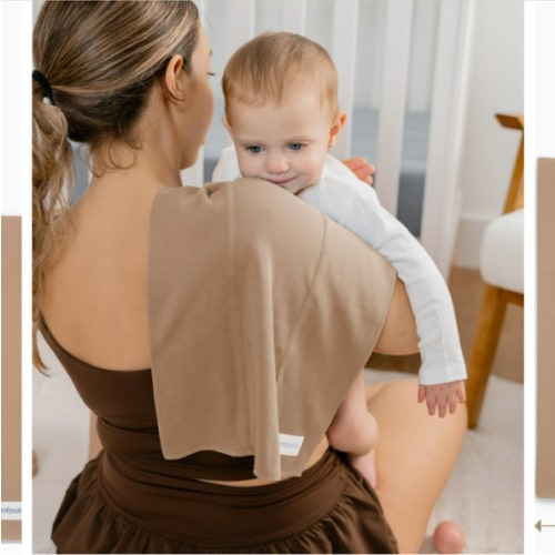 Cotton Burp Cloths in Cedar, Pack of 6 | Wild Ones Baby Boutique