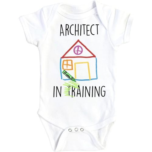 Architect Training - Baby Boy Girl Clothes Infant Bodysuit Funny Cute Newborn