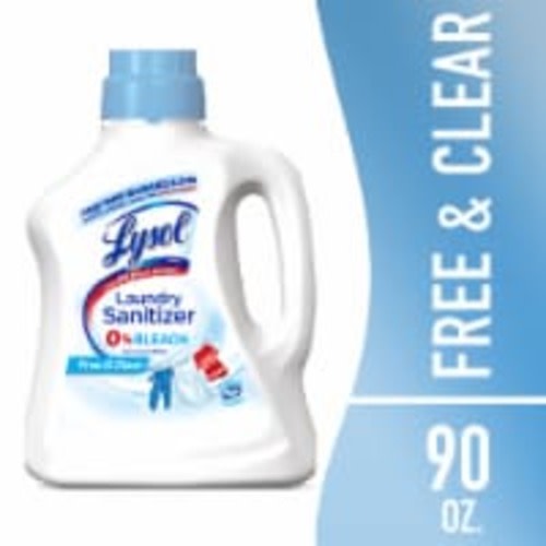 Lysol Laundry Sanitizer 0% Bleach Free and Clear, 90 fl oz