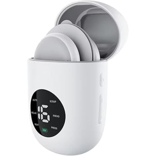 Wireless TENS Unit, Health Expert,Protable Massager,Muscle Stimulator with LCD Screen and Charging Box