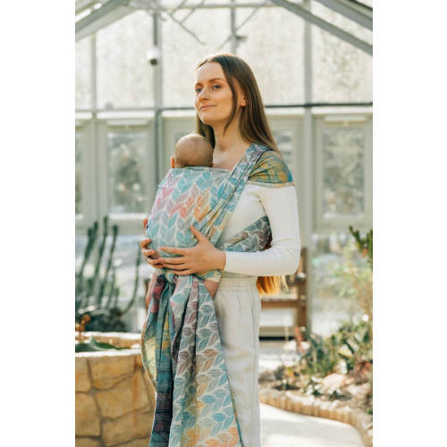 Baby Wrap, Jacquard Weave (100% cotton) - TANGLED - PLAIT
