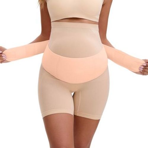 INSPIRE CHIC Women's Maternity Belly Bands-Soft and Breathable Pregnancy Belly Support Band, Adjustable Belt for Back