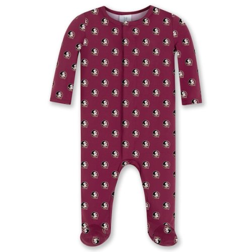 Newborn & Infant ZooZatz Garnet Florida State Seminoles Magnetic Closure Sleeper