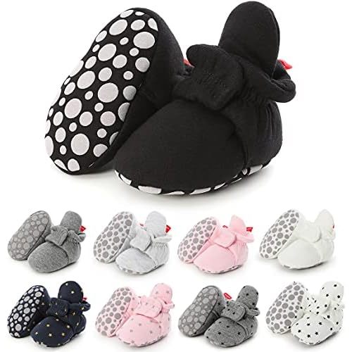 Baby Booties Infant Newborn Boys Girls Slippers Warm Crib Sock Shoes Indoor First Walkers Prewalker