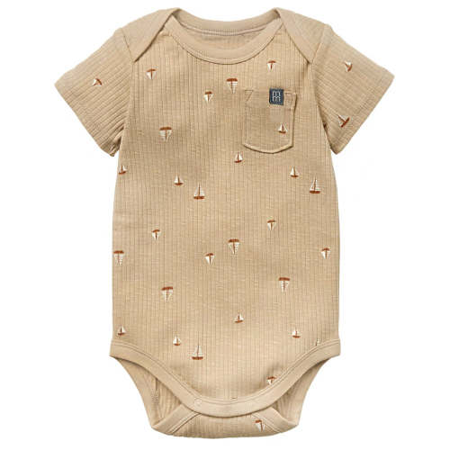 Baby Neutral Lt Tan Sail Boat Short Sleeve Bodysuit – Gerber Childrenswear