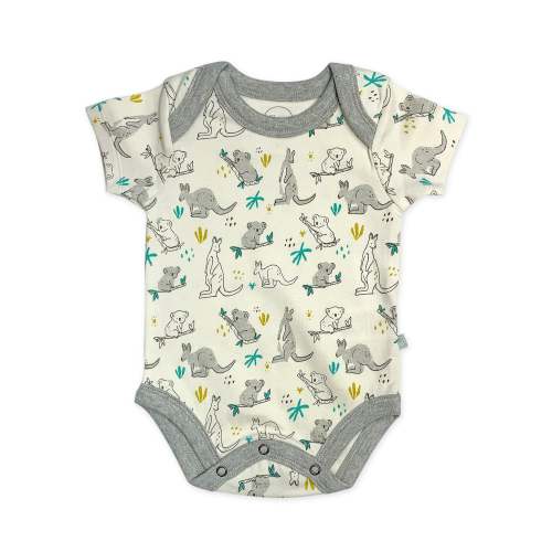 Baby Lap Bodysuit - Koala | 100% Organic - Finn + Emma