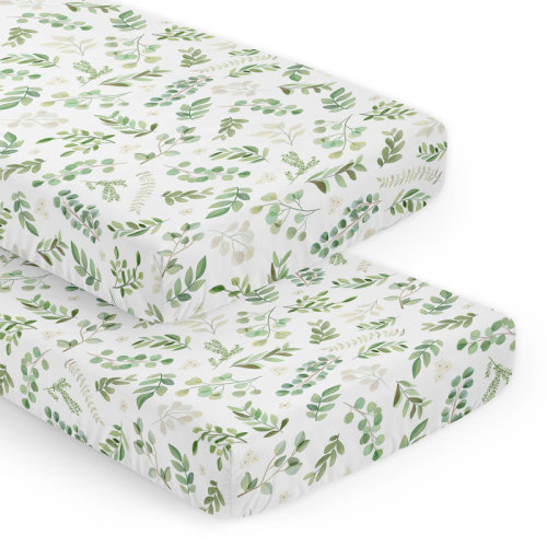 Sweet Jojo Designs Botanical Fitted Crib Sheets Set by Sweet Jojo Designs | Wayfair