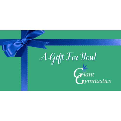 Giant Gymnastics Gift Certificate