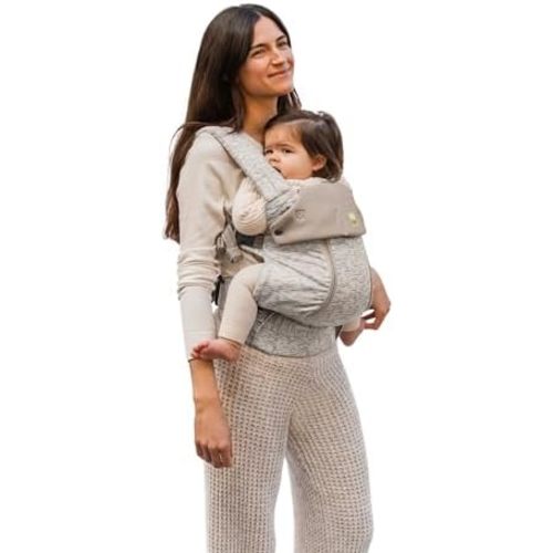 LÍLLÉbaby Complete All Seasons Ergonomic 6-in-1 Baby Carrier Infant to Toddler with Lumbar Support (7-45 Pounds), 360 Degree Baby Wearing & Multi-Position, Inward & Outward Facing (Coastal Sands)