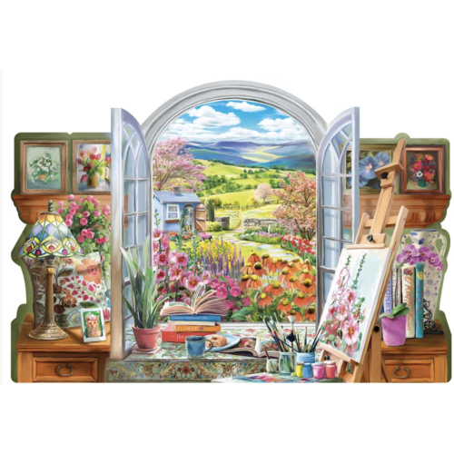 Through the Window - Spring puzzle