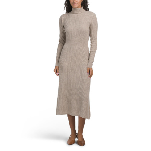 Wool Diana Turtleneck Dress | Midi Dresses | T.J.Maxx