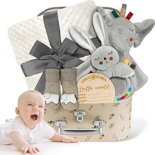 Baby Boy Gift Basket Set, Unique Baby Gift Basket Set