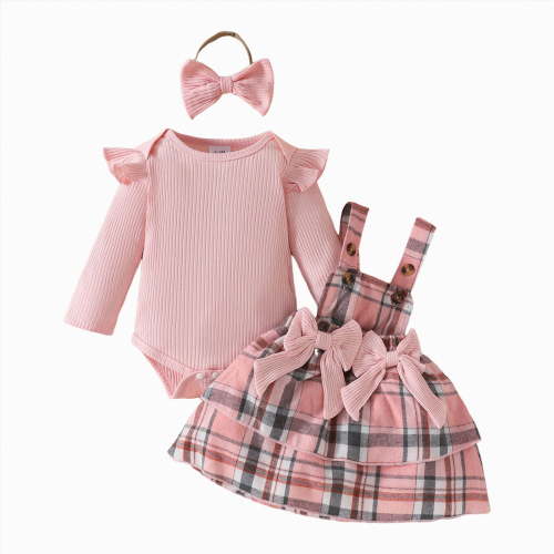 Hessimy Baby Girl Button Climbing Suit Newborn Girl Outfits Kids Pajamas Baby Girl Outfits 0-3 Months Ribbed Knit Jumpsuit rompers (Pink,3-6 Months)