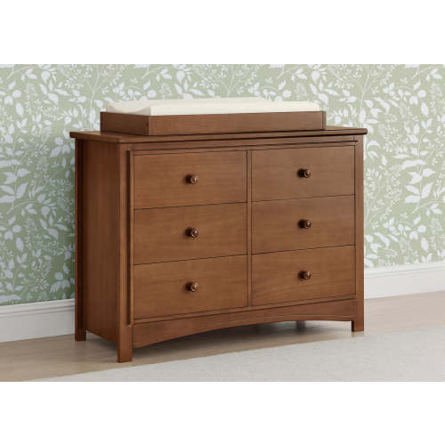 Perry 6 Drawer Dresser with Interlocking Drawers | Delta Children