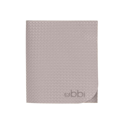 Ubbi On-The-Go Diaper Changing Baby Mat, Soft and Comfortable Diaper Bag Accessory Must Have for Newborns, Easy to Clean, Portable Folding Pad, Baby Traveling Accessories, Taupe